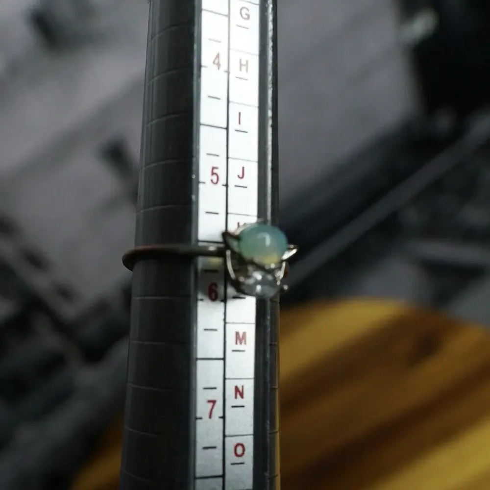 Disney Star Wars Grogu Baby Yoda LFL Licensed Adjustable Ring CZ Rhodium Plated